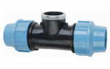 PE T-kus s vnútorným závitom 32 mm x 1 "x 32 mm